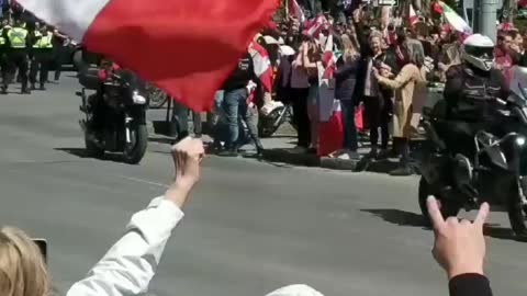 Rolling Thunder (Canada Motorcycle Convoy) in Ottawa