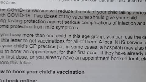 No vaccine for my Children!