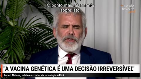 Dr. Robert Malone a vacina genética é uma opção irreversível