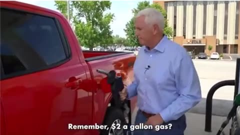 Mike Pence : Not Pumping Gas .... Trying To Relate