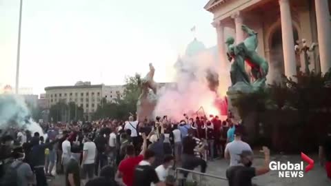 Protests Serbia - Do you want another lockdown?? Yeahh