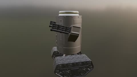 3D Printable Tank Tread Can Koozie