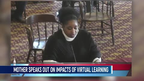 Michigan Mother's Tearful Testimony On Virtual Learning Why Would Anyone Think This Is Okay?