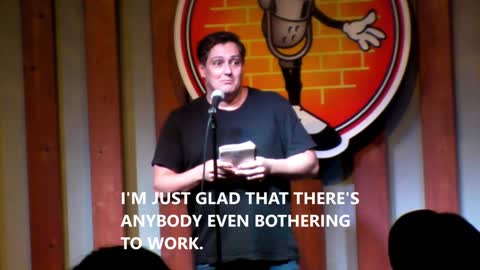 Joke about the labor shortage. Tour dates in description.