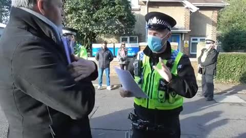 THE POLICE WILL BE ARRESTED AS COMPLICIT IF THEY DON'T CLOSE DOWN VACCINE CENTRES