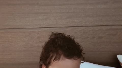 Cristiano Ronaldo and baby enjoy