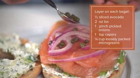 Loaded Lox Sandwich