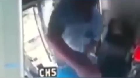 Man Attacks Bus Driver then Instantly Regrets it