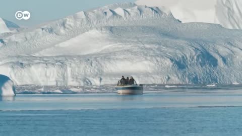 The melting ice of the Arctic