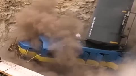 Train Vs Giant Pit