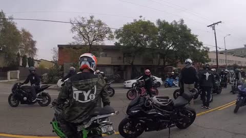 Rider Wrecks During Stunt Ride