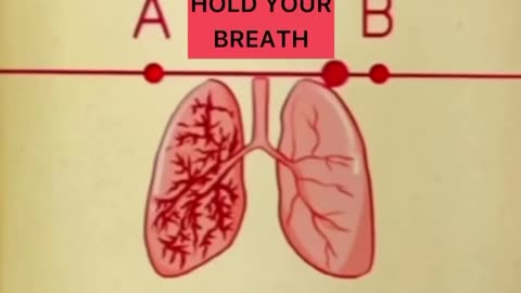 If you can hold your breath from A to B, your lungs are good