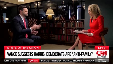 Dana Bash Bristles As J.D. Vance Asks Why Kamala Hasn't Done An Interview In Weeks