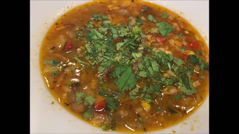 Vegan Barley, Peas & Lentils Soup