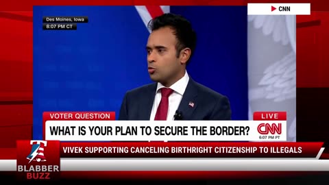 Vivek Supporting Canceling Birthright Citizenship To Illegals