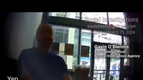 CIA's Gavin O'Blennis Admits Setting People Up On Hidden Cam