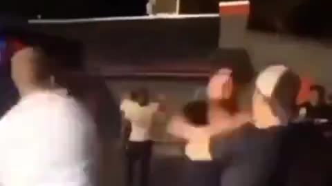 SUCKER PUNCHER GETS TAUGHT A LESSON