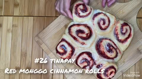 Cinnamon Rolls (red monggo)