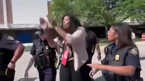 Flint Police Harass Kristina Karamo at the "New MIGOP" Convention 8-24-24