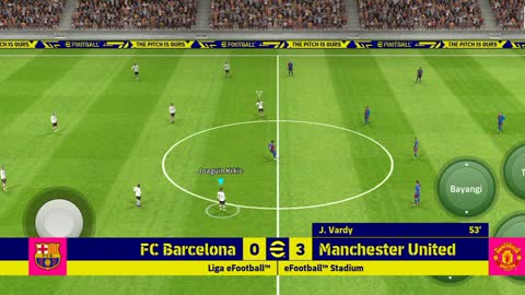 EFootball MOBILE !! Manchester united vs Barcelona