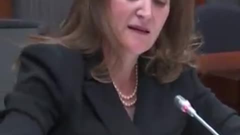 SHOCKING ANSWER. Deputy Prime Minister Chrystia Freeland refuses to answer even the most basic questions at Declaration of Emergency Committee.