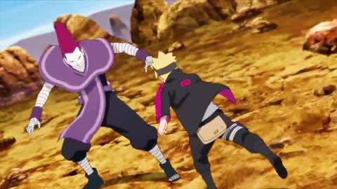 Boruto vs pink hair dude