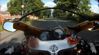 fast ride on ducati 748 sps