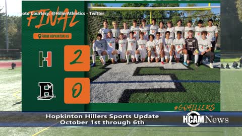 Hopkinton Hillers Sports Update 10-6-2021