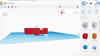 Create House in Tinkercad