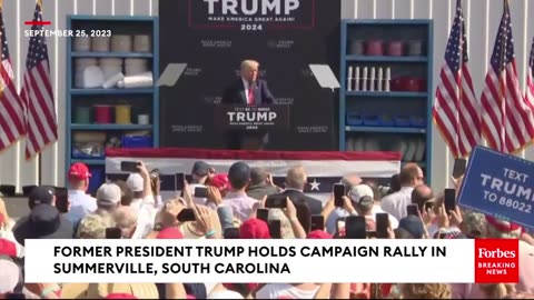 BREAKING NEWS- Donald Trump Unleashes On Biden Administration During South Carolina Campaign Rally