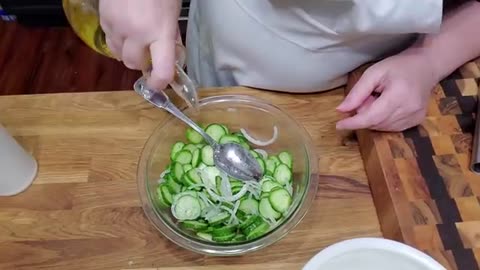 Summer Spells Cucumber Salad, Best Southern Cooking Tutorials