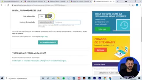 Alterando DNS Domínio (apontar para outro servidor)