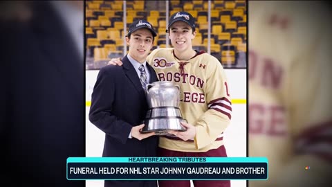 Funeral held for NHL star Johnny Gaudreau and brother