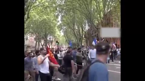 Massive gang fights erupt in French anti-vaccine protests