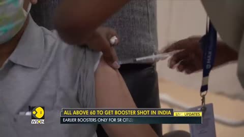 60 to get booster shot in India _ Coronavirus latest news updates