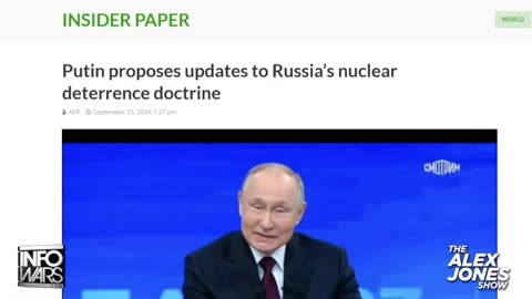 Putin Warns the World - He'll USE NUKES