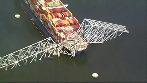 Baltimore bridge collapse after massive cargo ship collision