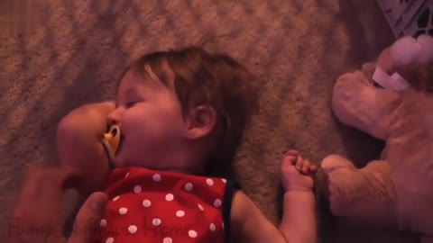 Amazing Babies Laughing While Sleeping