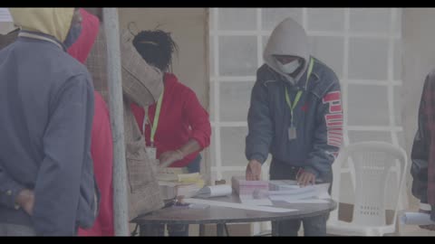 Polling Agent Disburses Voting Material in Kenya's 2022 General Elections