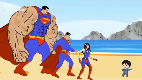 Evolution HULK Family Vs SUPER-MAN Family: Fake Pregnant Vs Real Pregnant.