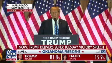 Donald Trumps Super Tuesday VICTORY Speech - March 5, 2024