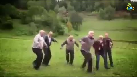 Old Mens Funny Dance with music