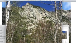 Rock climbing on the Crandell slabs in Waterton