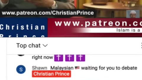 Zakir Naik SCARED to DEBATE Christian Prince! #christianity #islam #christianprince #debate #shorts