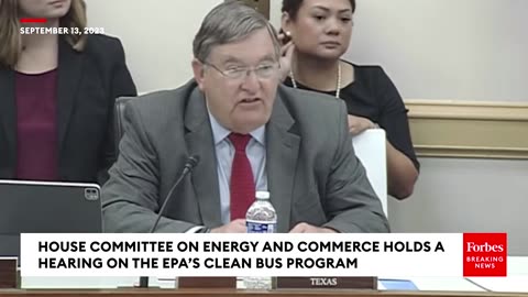 Is There A Safety Issue-- Michael Burgess Presses EPA Official On Clean School Bus Program