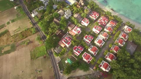 Aerial View - Farmlands, Mauritius