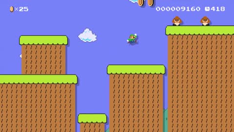 Super Mario Bros. World 1 Mix ⚡️ by Yoshi STR ⚡️ SUPER MARIO MAKER Raw GAMEPLAY