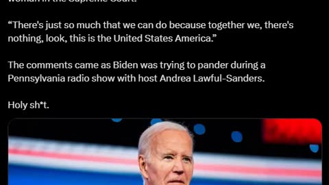 Biden Thinks He's A Black Woman?