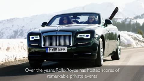 Rolls Royce Courchevel 1850 Hot Spot with HOT BEAUTIFUL GIRL