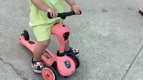 Riding a 2-year-old bike